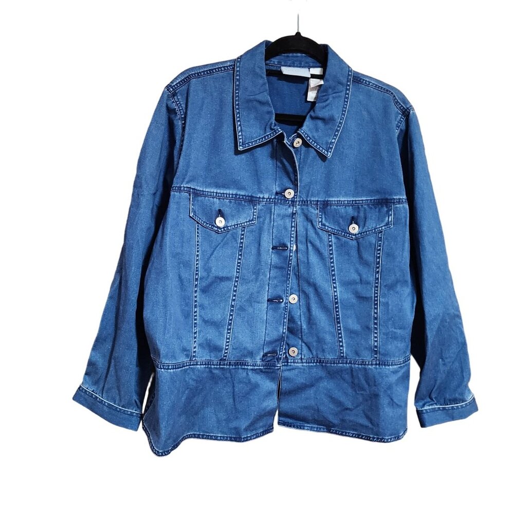 Elizabeth by Liz Claiborne Denim Jean Shirt / Jacket Womens size 2X